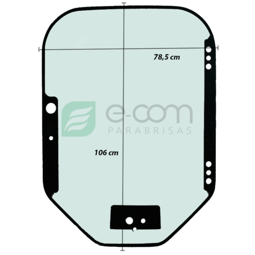 Para-brisa / Porta BobCat S450 S550 S650 S850 - Imagem 2